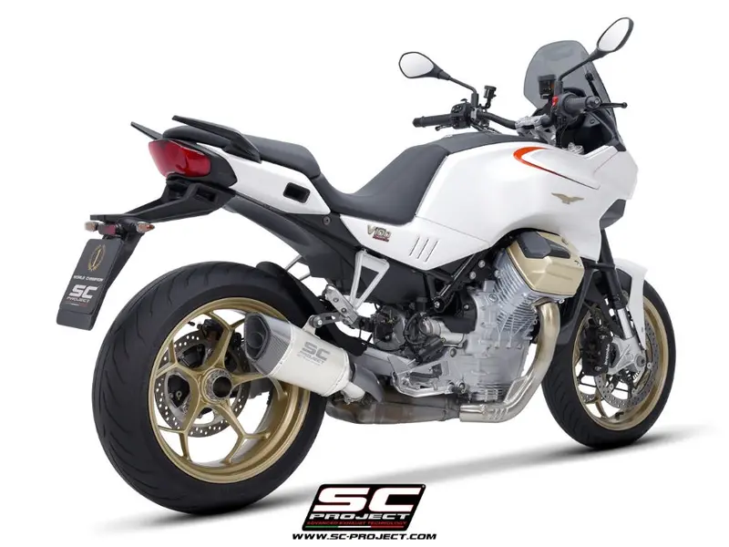 Moto Guzzi V100 Mandello - 2023 - 2025 – Sc-Project Sc1-R Titanium Exhaust 1