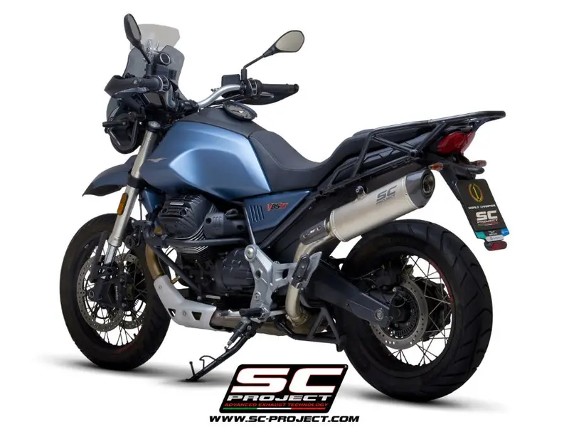 Moto Guzzi V85 Tt - 2019 - 2020 – Sc-Project Oval Titanium Exhaust 1