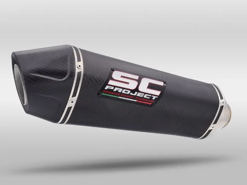 Moto Guzzi V85 Tt - 2021 - 2023 – Sc-Project X-Plorer Ii Gt Carbon Fibre Exhaust 1