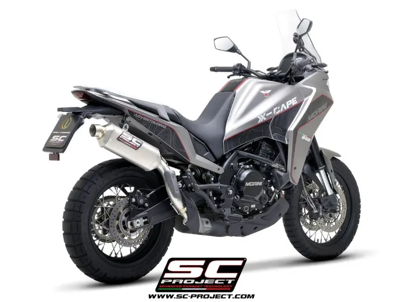 Moto Morini X-Cape 650 - 2021 - 2025 – Sc-Project Rally Raid Titanium Exhaust, High Mount 1