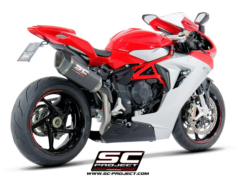 Mv Agusta F3 675 2011 - 2016 Sc-Project Sc1-R Muffler, High Position, Carbon Fiber 1