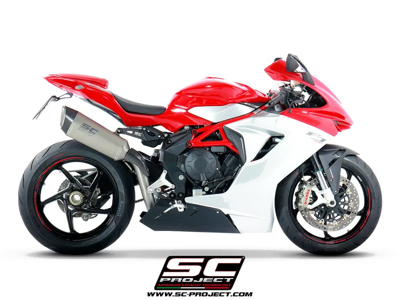 Mv Agusta F3 675 2011 - 2016 Sc-Project Sc1-R Muffler, High Position, Titanium 2
