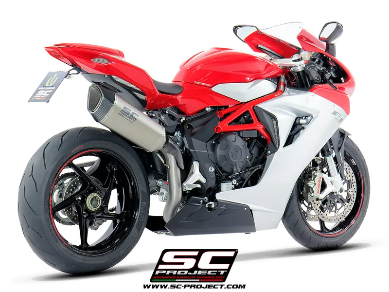 Mv Agusta F3 800 2013 - 2016 Sc-Project Sc1-R Muffler, High Position, Titanium 1