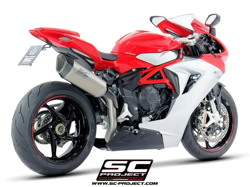 Mv Augusta F3 675 - 2017 - 2022 – Sc-Project Sc1-R Titanium Exhaust, High Mount 1