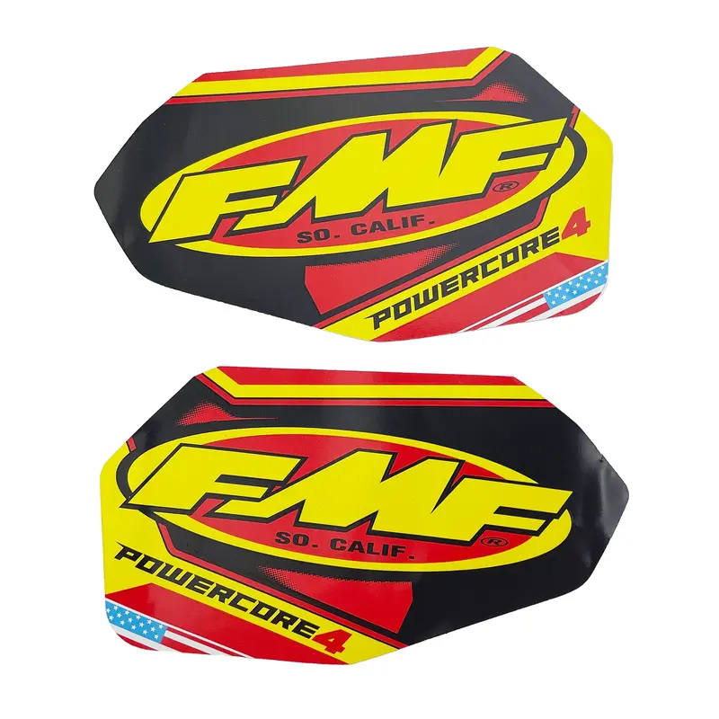 Powercore 4 Exhaust Silencer Logo Decal 2-Part - Fmf 012637 1