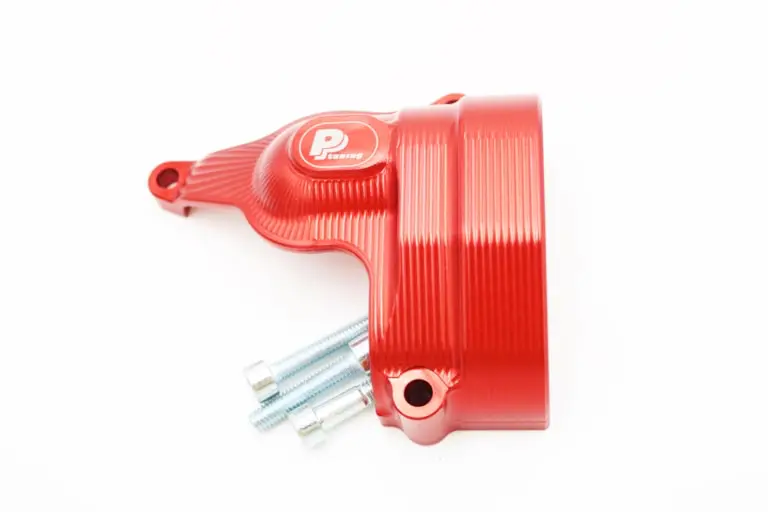 Pp Tuning - Aluminium Alloy Cover For Water Pump Yamaha Mt07 - 2014-2023 | Ténéré 700 - 2019-2023 | Yzf-R7 - 2021-  Red 1
