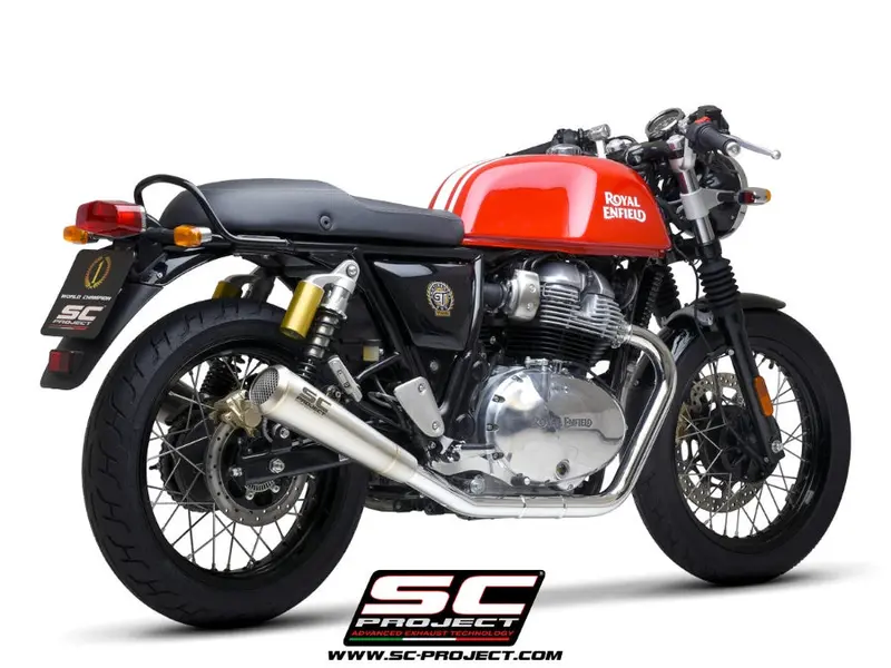 Royal Enfield Interceptor 650 - 2019 - 2025 – Sc-Project Pair Of Conico 70S Stainless Steel Exhaust 1