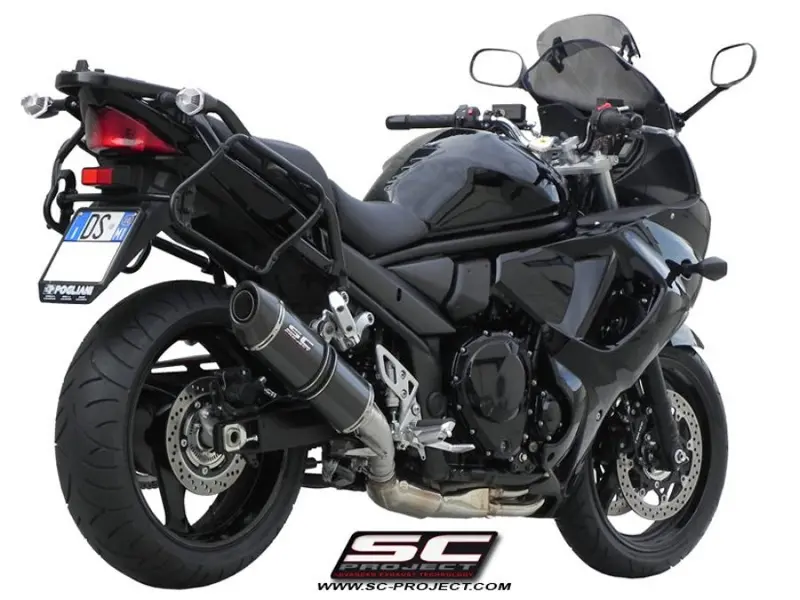 Suzuki Gsf1250 Bandit - 2007 - 2012 – Sc-Project Oval Carbon Fibre Exhaust 1