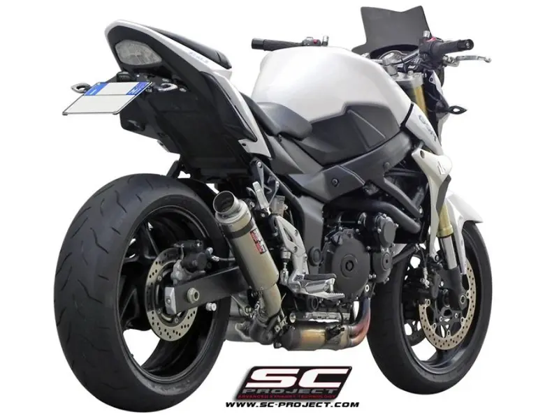 Suzuki Gsr750 - 2010 - 2017 – Sc-Project Gp-M2 Titanium Exhaust 1