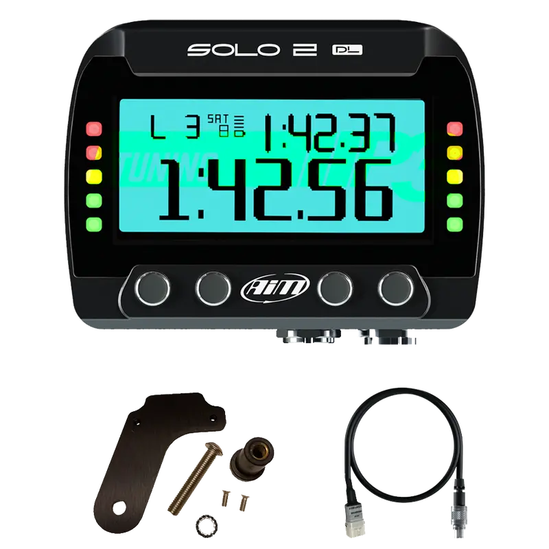 Suzuki Gsx-R 1000 / 750 / 600 Aim Solo 2 Dl Plug & Play Lap Timer Kit 1