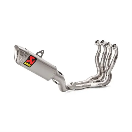 Suzuki Gsx-R1000 - (2017-2022) Akrapovic Titanium Silencer Full Titanium Evolution 4-2-1 System - Hexagonal - Race Removable Baffle 1