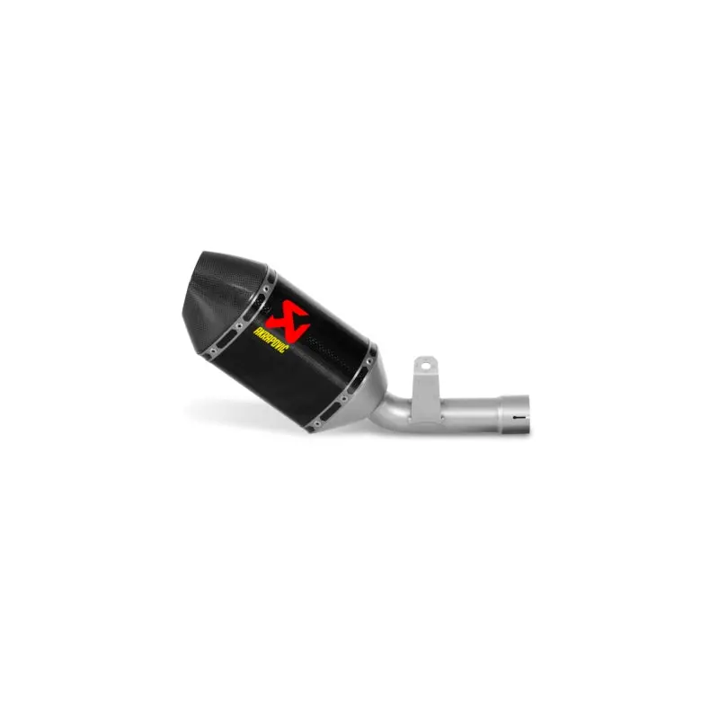 Suzuki Gsx-R600 - (2006-2007) Akrapovic Carbon Silencer Slip-On Kit - Low Exit Hexagonal - Race Removable Baffle 1