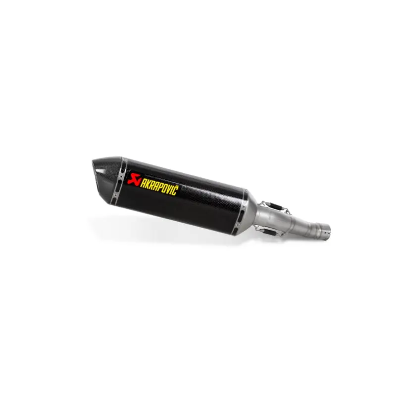 Suzuki Gsx-R600 - (2008-2010) Akrapovic Carbon Silencer Slip-On Kit  - Hexagonal - Road Legal Removable Baffle 1