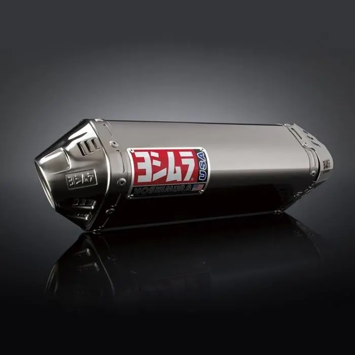Suzuki Gsx-R600 - (2011-2018) Yoshimura Stainless Trc Tri-Oval Stainless Full System - Stainless Header Coned End Cap - Race Series - Removable Baffle 1
