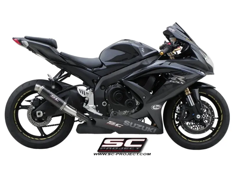 Suzuki Gsx-R600 - Gsx-R750 - 2008 - 2010 – Sc-Project Gp-M2 Carbon Fibre Exhaust 1