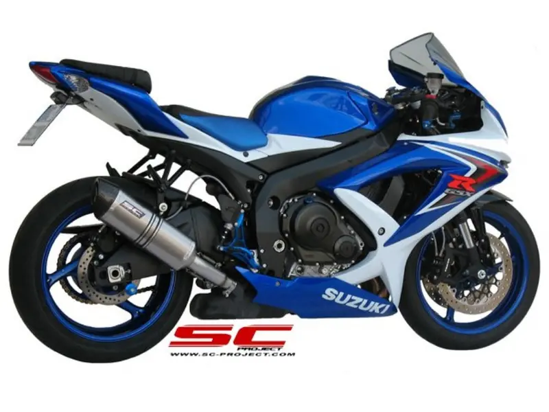 Suzuki Gsx-R600 - Gsx-R750 - 2008 - 2010 – Sc-Project Oval Titanium Exhaust 1