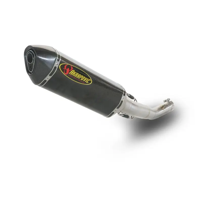 Suzuki Gsx-R750 - (2006-2007) Akrapovic Carbon Silencer Slip-On Kit - Full Length Side Fitment - Hexagonal - Road Legal Removable Baffle 1