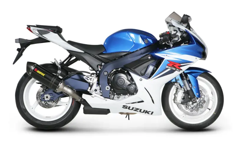 Suzuki Gsx-R750 - (2011-2018) Akrapovic Carbon Silencer Slip-On Kit - Hexagonal - Road Legal Removable Baffle 2