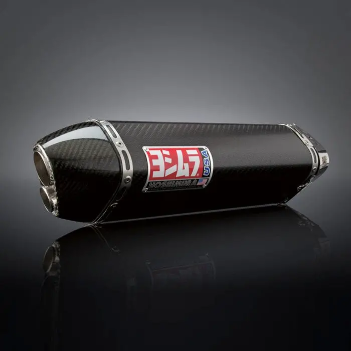 Suzuki Gsx-R750 - (2011-2018) Yoshimura Carbon Trc-D Stainless Full System - Stainless Header - Carbon End Cap - Race Series - Removable Baffle - Does Not Fit Euro5+ Mode 1