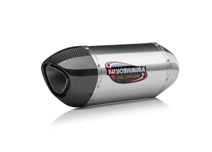 Suzuki Gsx-R750 - (2011-2018) Yoshimura Stainless Street Series Alpha Slip-On - Removable Baffle 1