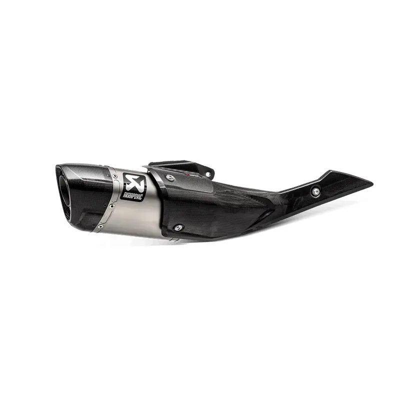 Suzuki Gsx-S1000 - (2015-2020) Akrapovic Titanium Silencer Slip-On Kit - With Carbon Heatshield - Road Legal 1