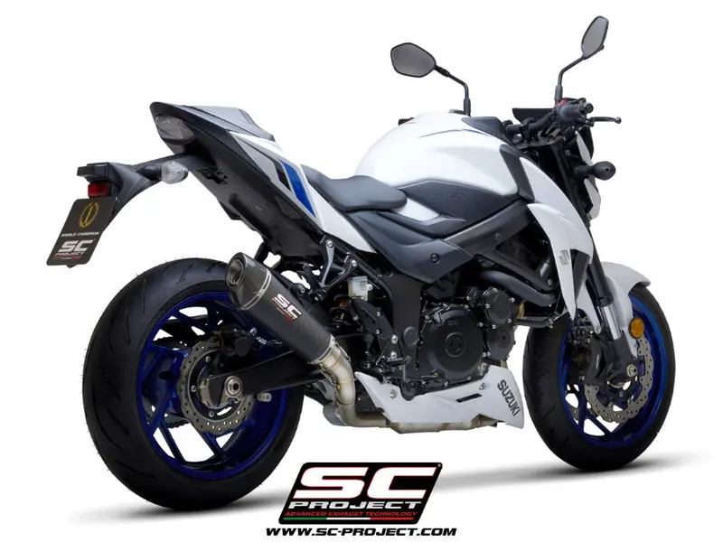 Suzuki Gsx-S750 - 2017 - 2020 – Sc-Project Conic Carbon Fibre Exhaust 1