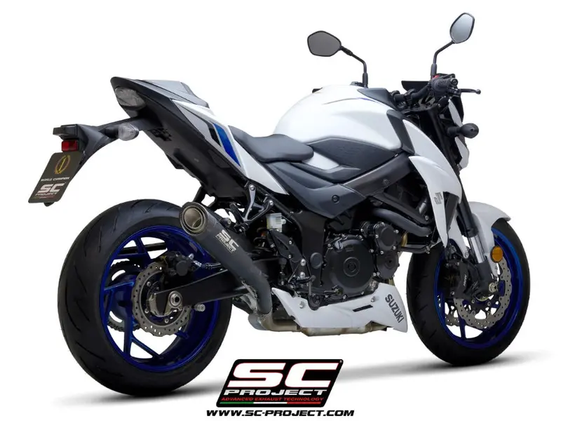 Suzuki Gsx-S750 - 2017 - 2020 – Sc-Project S1 Titanium Exhaust, Matt Black 1