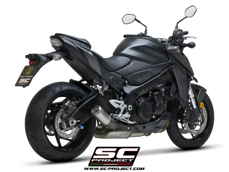 Suzuki Gsx-S950 - 2021 - 2023 – Sc-Project Cr-T Titanium Exhaust, With Stoneguard Grid 1
