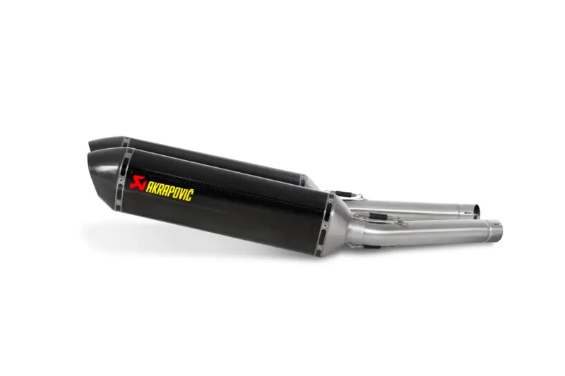 Suzuki Gsx1300r Hayabusa - (2008-2018) Akrapovic Carbon Silencer Slip-On Kit - Road Legal Removable Baffle 1