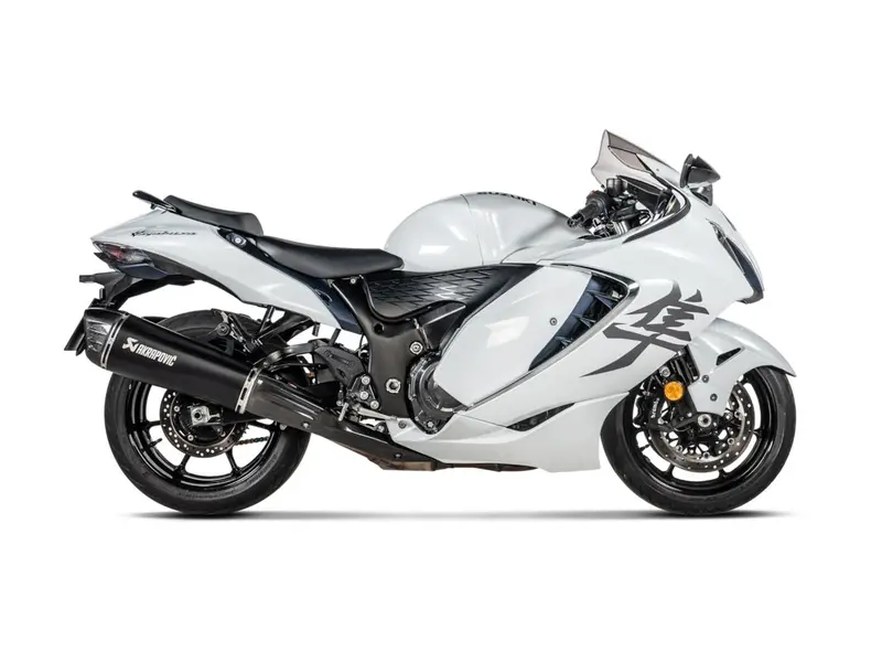 Suzuki Gsx1300r Hayabusa - (2021-2026) Akrapovic Titanium Silencer Slip-On Kit - Twin Black - Road Legal 2