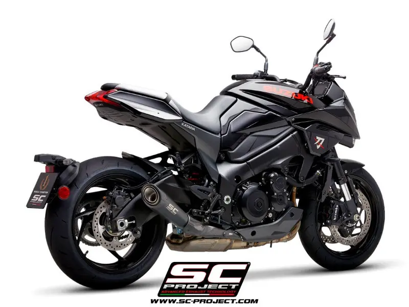 Suzuki Katana - 2019 - 2020 – Sc-Project S1 Stainless Steel Exhaust, Matt Black 1