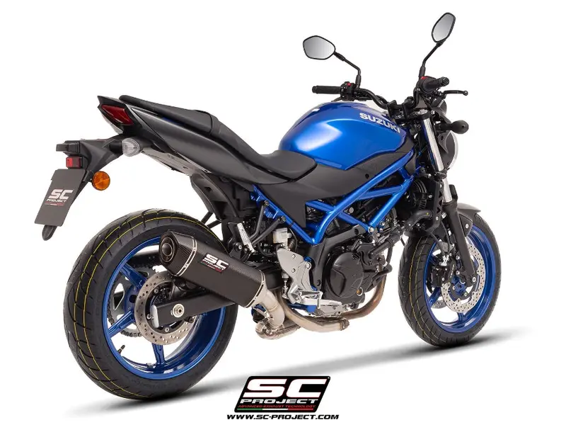 Suzuki Sv650 - 2016 - 2020 – Sc-Project Sc1-S Carbon Fibre Exhaust 1