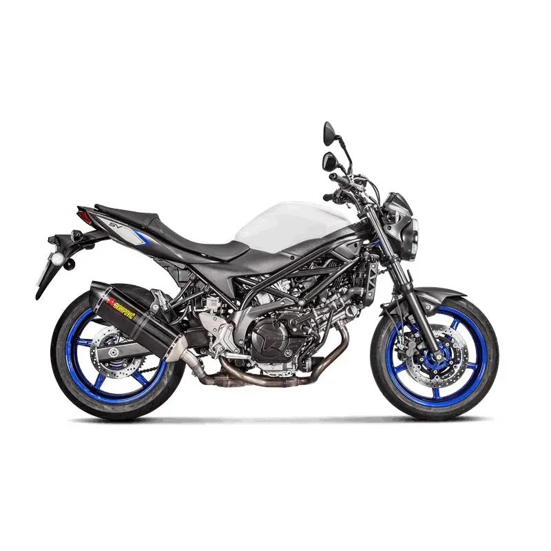 Suzuki Sv650 - (2016-2025) Akrapovic Carbon Silencer Slip-On Kit - Hexagonal - Road Legal 2
