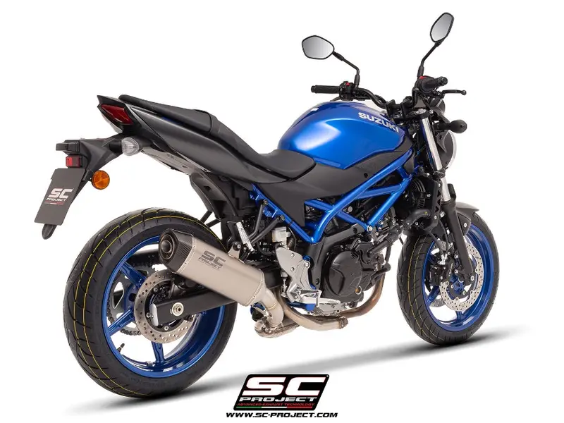Suzuki Sv650 / Sv650 A2 - 2021 - 2025 – Sc-Project Sc1-S Titanium Exhaust 1