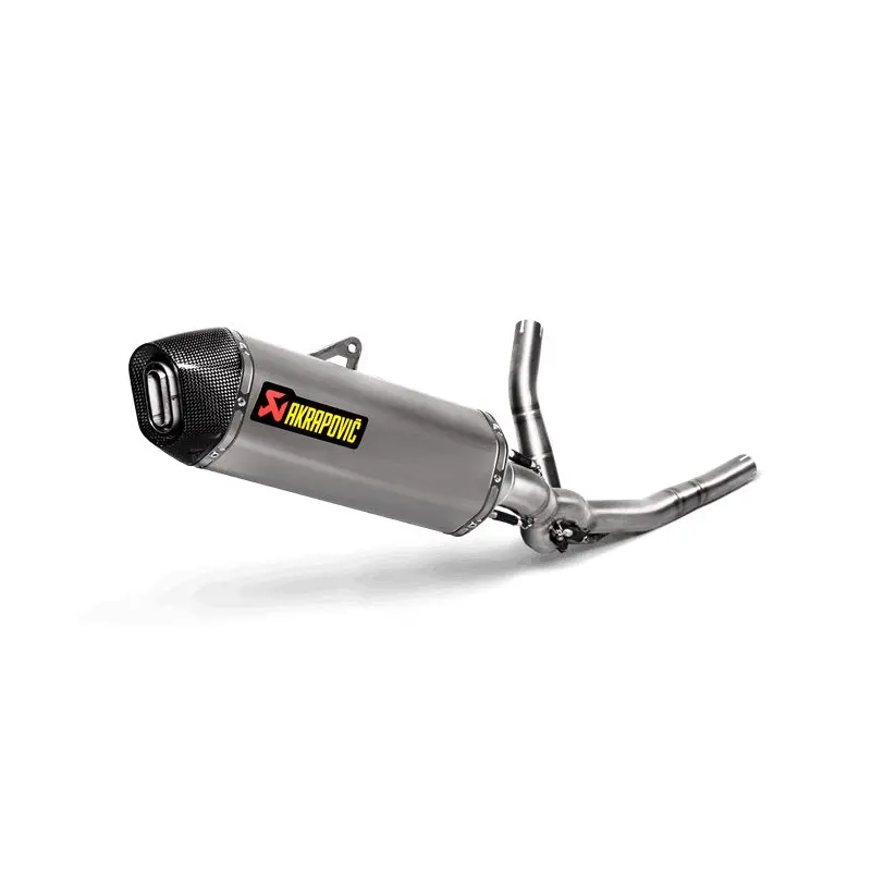 Suzuki V-Strom 650 / Xt - (2017-2022) Akrapovic Racing Line Titanium Silencer 3/4 De-Cat System - Race Removable Baffle 1