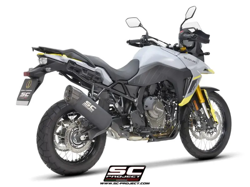 Suzuki V-Strom 800De / 800Se - 2023 - 2025 – Sc-Project Adventure Titanium Exhaust, Matt Black 1