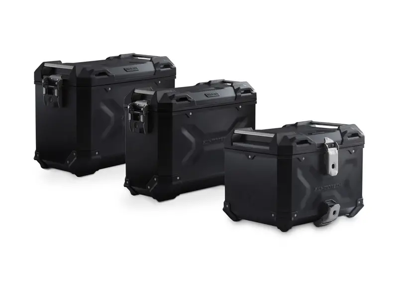 Sw-Motech Trax Adventure Luggage Set - Moto Guzzi - V85 Tt - 2019- - Black 1