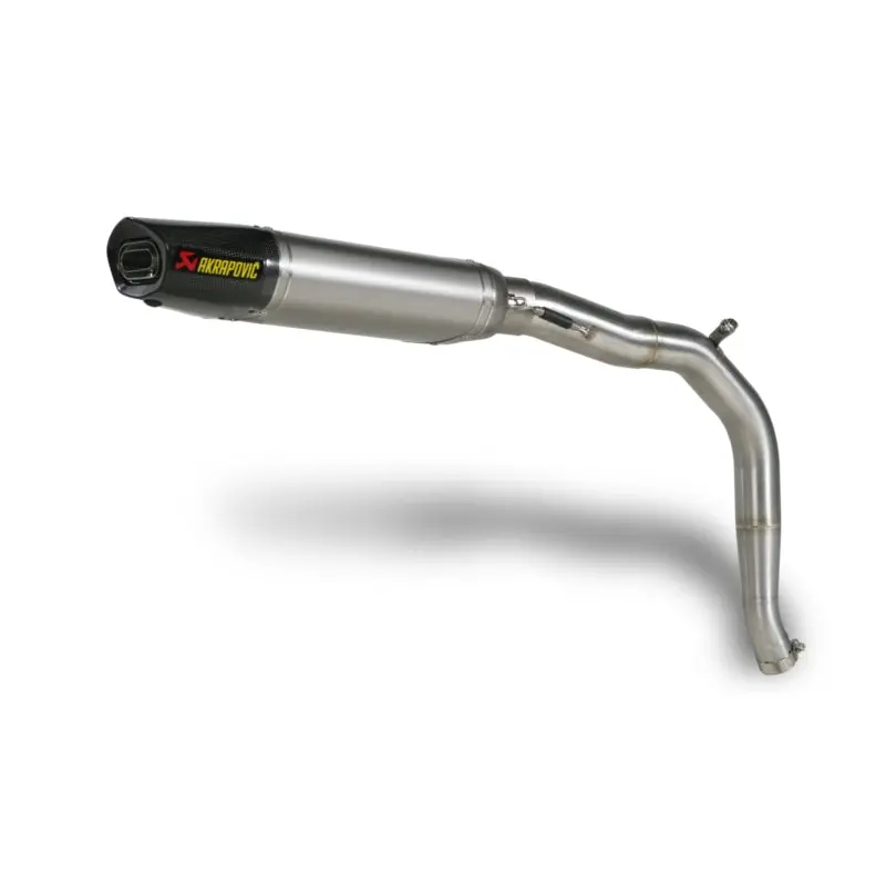 Triumph Daytona 675 - (2006-2012) Akrapovic Titanium Silencer Slip-On Kit - (Carbon Outlet Cap) - Road Legal Removable Baffle 1