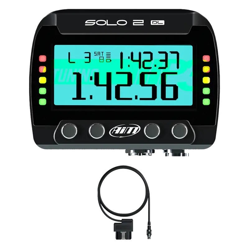 Triumph Daytona 675 Street Triple Speed Triple Aim Solo 2 Dl Plug & Play Lap Timer Kit 1