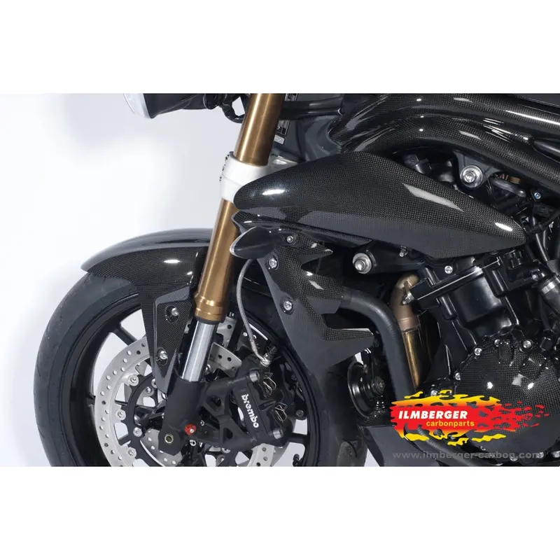 Triumph Speed Triple 1050 (2011-2015) Ilmberger Carbon Radiator Cover (Left) 1
