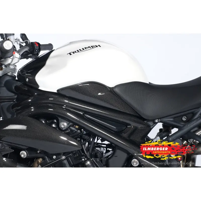 Triumph Speed Triple 1050 (2011-2015) Ilmberger Carbon Tank Side Panel (Left) 1