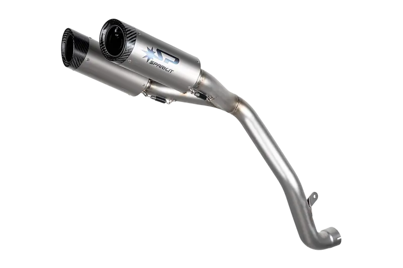 Triumph Speed Triple 1200 2021 - 2024 - 2 Dyno Silencers With Carbon End Cap With Under Seat Fitting - Limited Edition 1