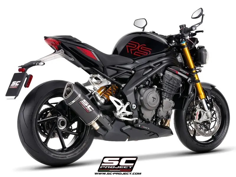 Triumph Speed Triple 1200 Rs - 2025 – Sc-Project Sc1-R Gt Carbon Fibre Exhaust 1