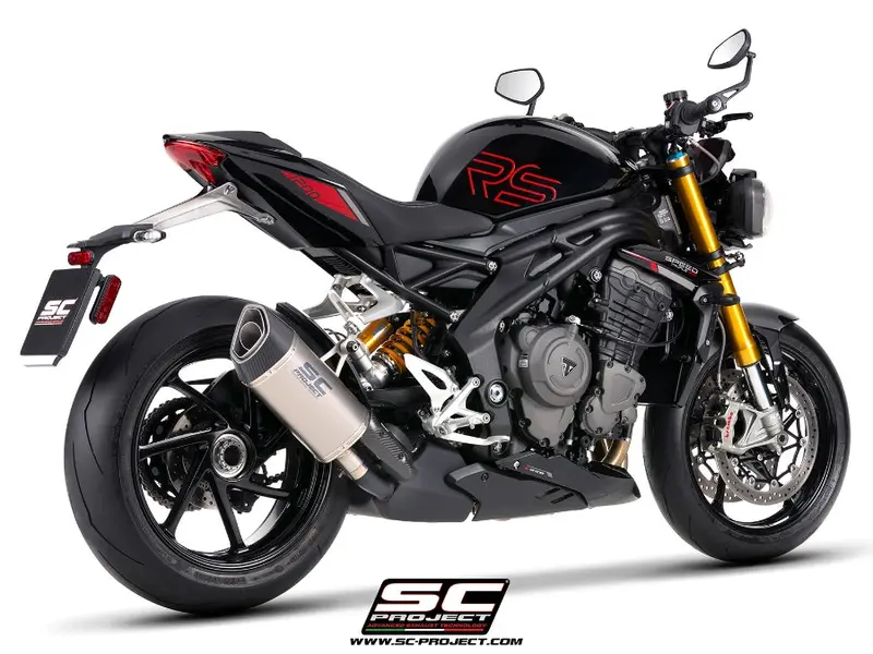 Triumph Speed Triple 1200 Rs - 2025 – Sc-Project Sc1-R Gt Titanium Exhaust 1