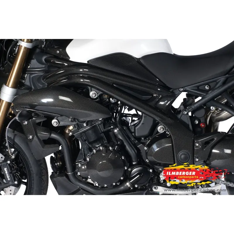 Triumph Speed Triple [R] 1050 (2012-2015) Ilmberger Carbon Frame Cover (Left) 1