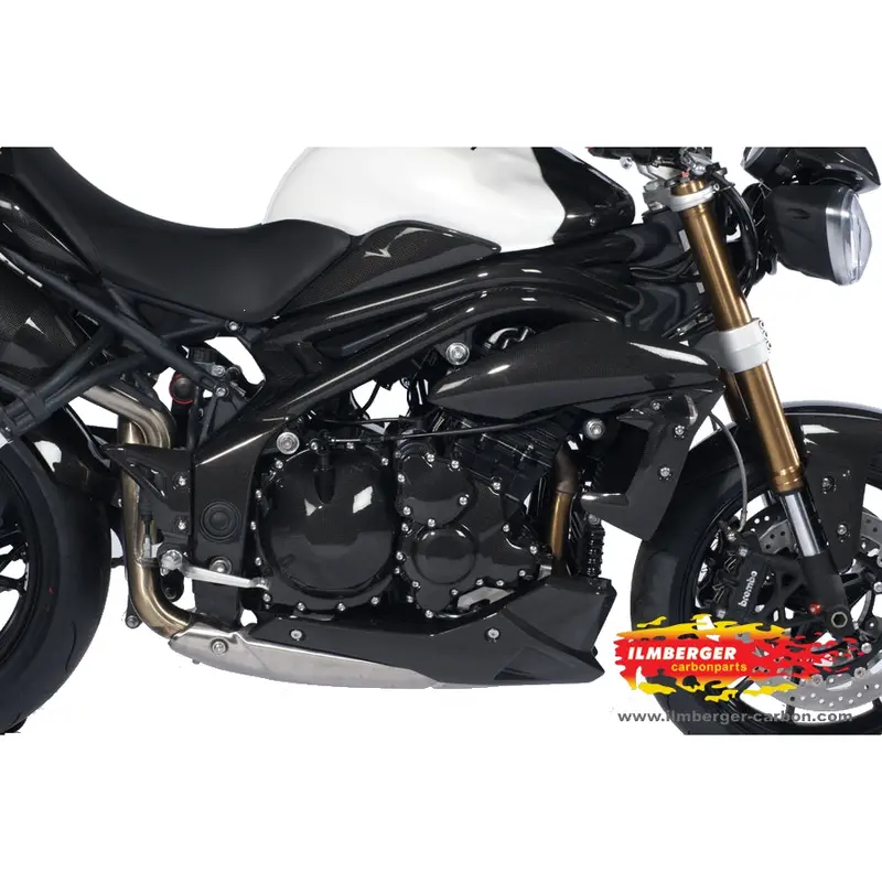 Triumph Speed Triple [R] 1050 (2012-2015) Ilmberger Carbon Frame Cover (Right) 1