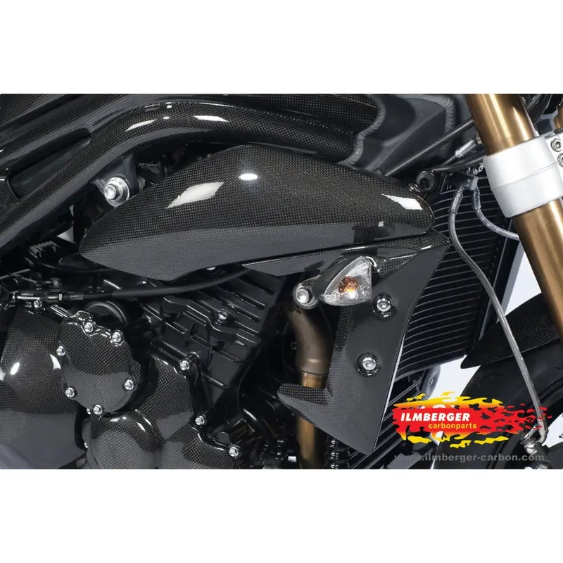 Triumph Speed Triple [R] 1050 (2012-2015) Ilmberger Carbon Side Panel Above Watercooler (Right) 1