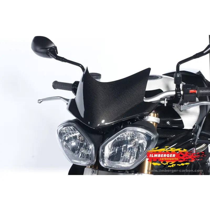 Triumph Speed Triple [R] 1050 (2012-2015) Ilmberger Carbon Windshield 1