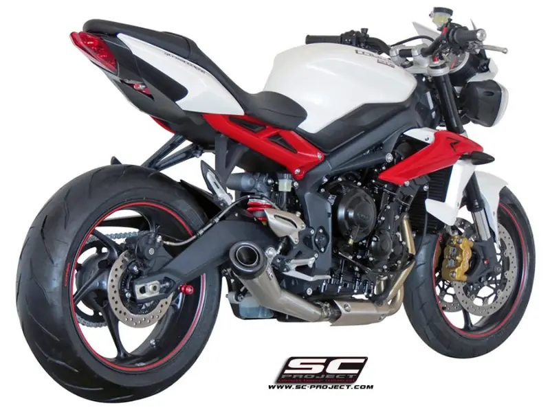 Triumph Street Triple 675 - 2013 - 2016 – Sc-Project Conic Stainless Steel Exhaust 1
