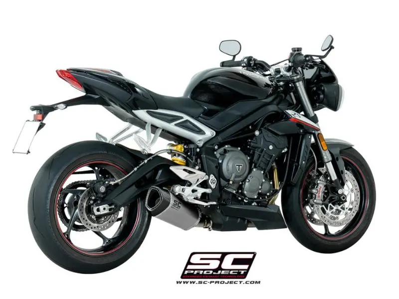 Triumph Street Triple 765 - 2017 - 2019 – Sc-Project Sc1-R Titanium Exhaust 1